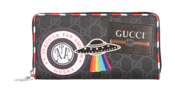 Gucci Space Wallet, Canvas, Mono, MII, DB/B, 3*